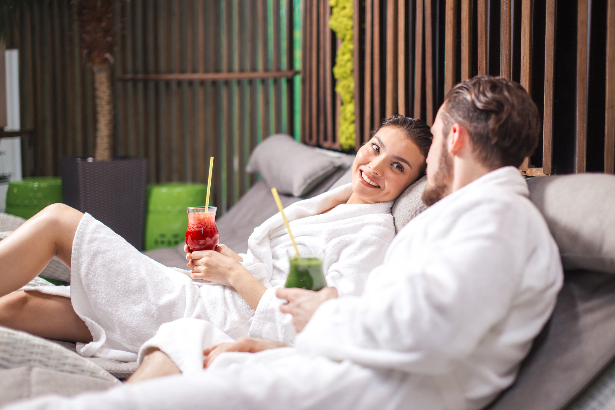 spa program for couples. romantic date for amorose in spa resort